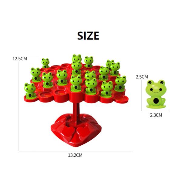 Holiday game, family game, frog balance game, balance, concentration improvement, stress relief, board game