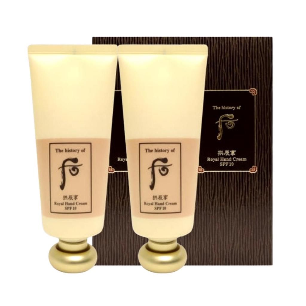 The history of whoo Gongjinhyang Crema Mani Reale SPF10 85ml | Cura delle Mani Idratante e Illuminante con Erbe Coreane