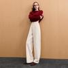 Sancai 2025 Winter Slim-Fit Straight Leg Casual Pants