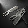 Titaniums Alloys Comb Camping Multifunctional Wrenches Ruler Bottle Openers for Camping and Outdoor Use