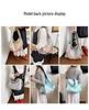 Trendy Nylon Crossbody Bag with Colorful Weaving, Large Capacity, Versatile as Tote, Shoulder, or Underarm Bag