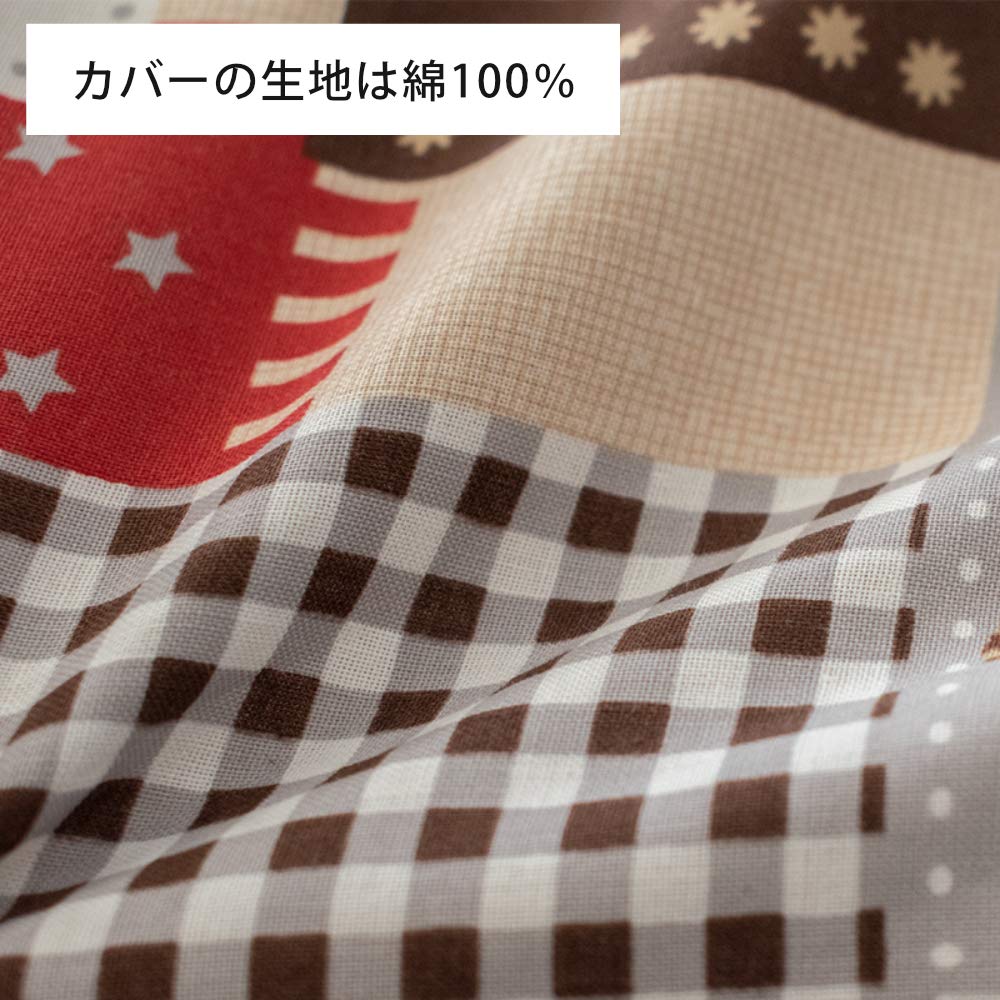Made In Japan, Buckwheat Pillow, All Buckwheat, Approx. 35 X 55 Cm, Comes with a Firm, Washable Pillowcase, Breathable, Moisture-Wicking, Colors and