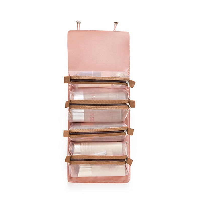 4-in-1 Portable Makeup & Travel Bag with Detachable Cosmetic Storage