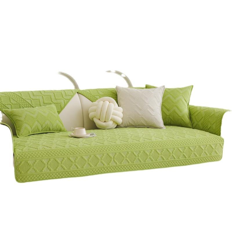 Simple Winter Sofa Cushion Winter Dutch Velvet Short Plush Cushion Cushion Cover Sofa Cover Anti-slip Thickening