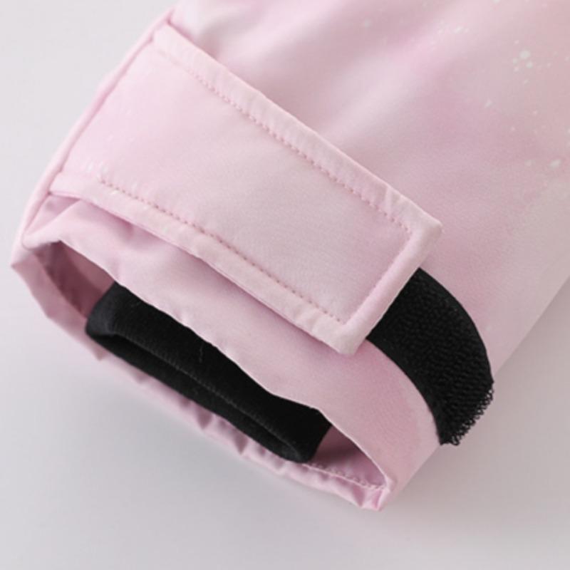 Girls' Workwear Down Jacket for Little Girls In Winter with Hood, Windproof and Warm Children's Thick Winter Clothes