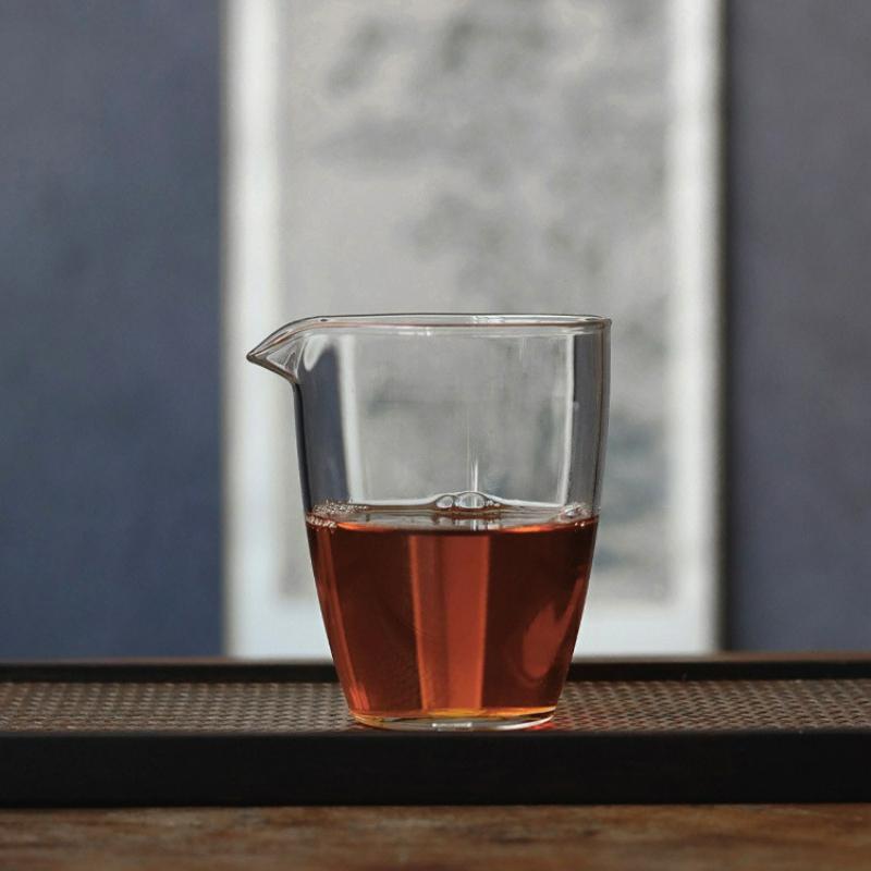 Japanese Style Kung Fu Glass Tea Cup Fair Cup Household Heat-resistant Transparent Kung Fu Tea Set Teacup Accessories New