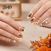 Halloween Nail Art Stickers Women for Halloween, Spooky Ghost Pumpkin Spider Web Bat Decorative Manicure Thorns Decal, DIY Supplies Holiday