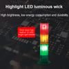 1Pcs NPT5-T-D Without Sound 3 Layer Tricolor Lamp Machine Tool LED Warning Light Semaphore Indicator Lamp Red Yellow Green