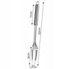 KADAX Meat Fork For Meat Grill Stainless Steel 33cm