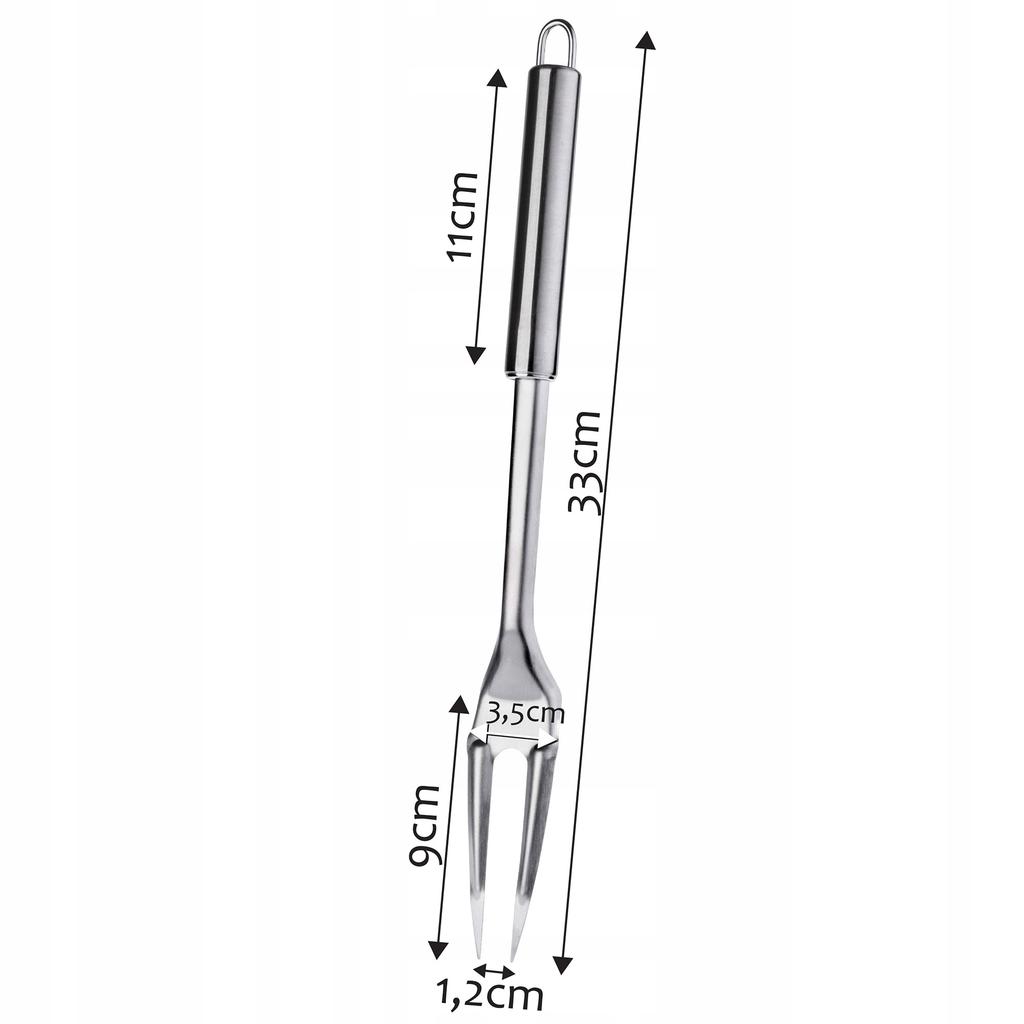 KADAX Meat Fork For Meat Grill Stainless Steel 33cm