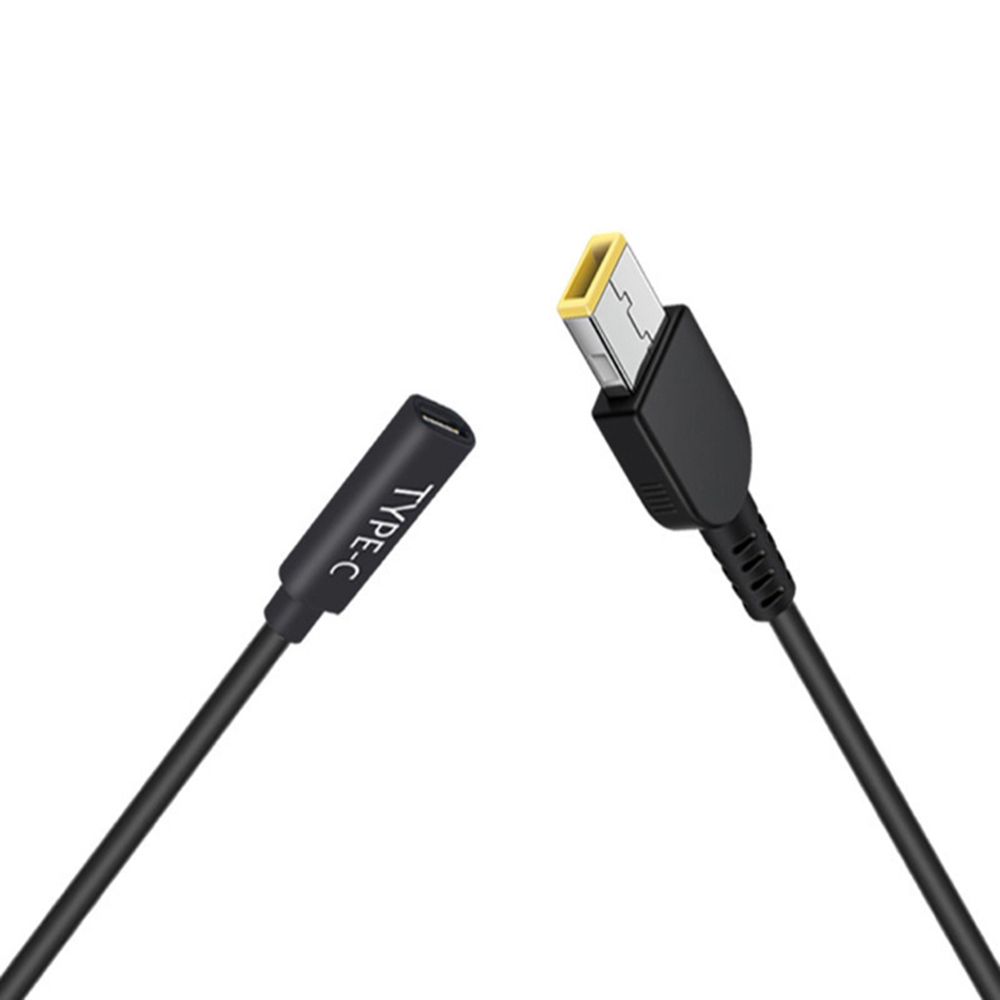 Durable USB-C 15cm Charging Cable Type-C Female To Square Slim Tip Power Cord PD Charger