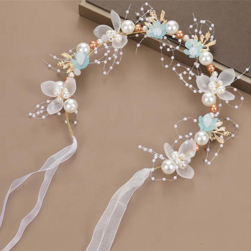 Corona di fiori per bambini, corona di fiori per capelli, corona di fiori per bambine, tiare di fiori, cerchietto HH01