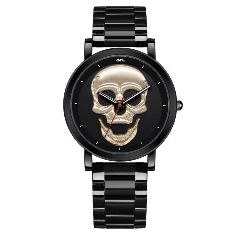 Trendy Skull Watch Ladies Niche Creative Stainless Steel Watch Waterproof Premium Watch