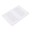 Air Vent Cover 15x10cm White Aluminum Alloy for RV Travel Trailer Home Kitchen Wall Ceiling Air Return Grille