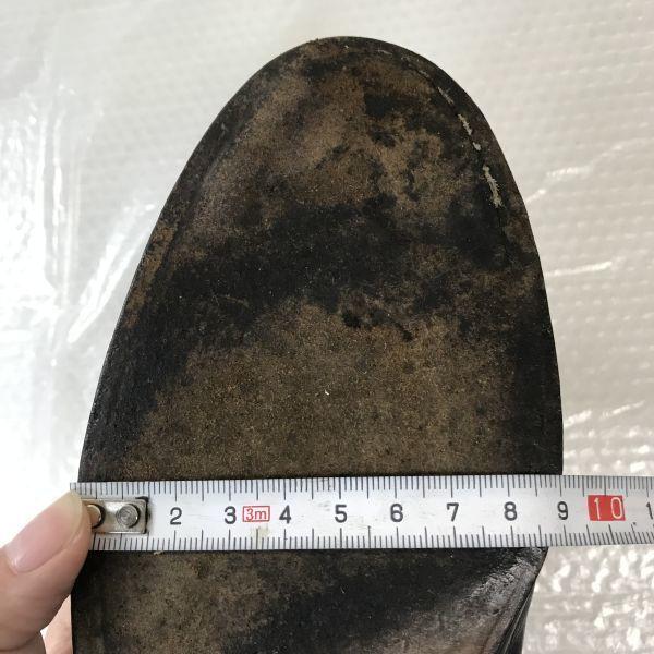 GINZA-1897-TOKYO FUTABAYA Leather Monk Strap Loafers 23.0 Black business shoes(USED)