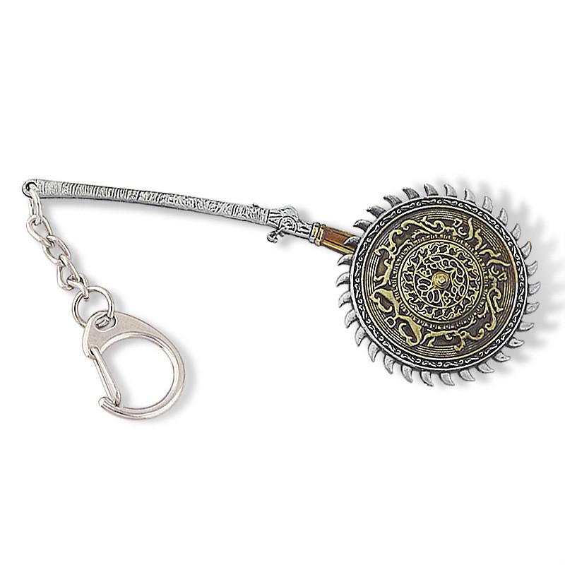 

Bloodborne Hunter Chainsaw Keychain With Rotating Weapon Pendant For Gaming Fans And Collectors