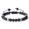 Unisex Handwoven Evil Eye Commuter Bracelet