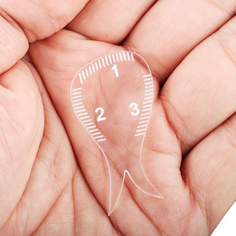 Shaping Brow Mapping Ruler Reusable Eyebrow Tattoo Mapping Ruler  for Beginner D