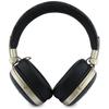 Cuffie Over-Ear Guess Bluetooth ENC Metalliche Logo Script 4G Nere