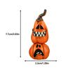 Halloween Desktop Ornaments Cartoon Resin Crafts Pumpkin Ghost Witch Figurines Home Decoration Atmosphere Layout Ornaments.