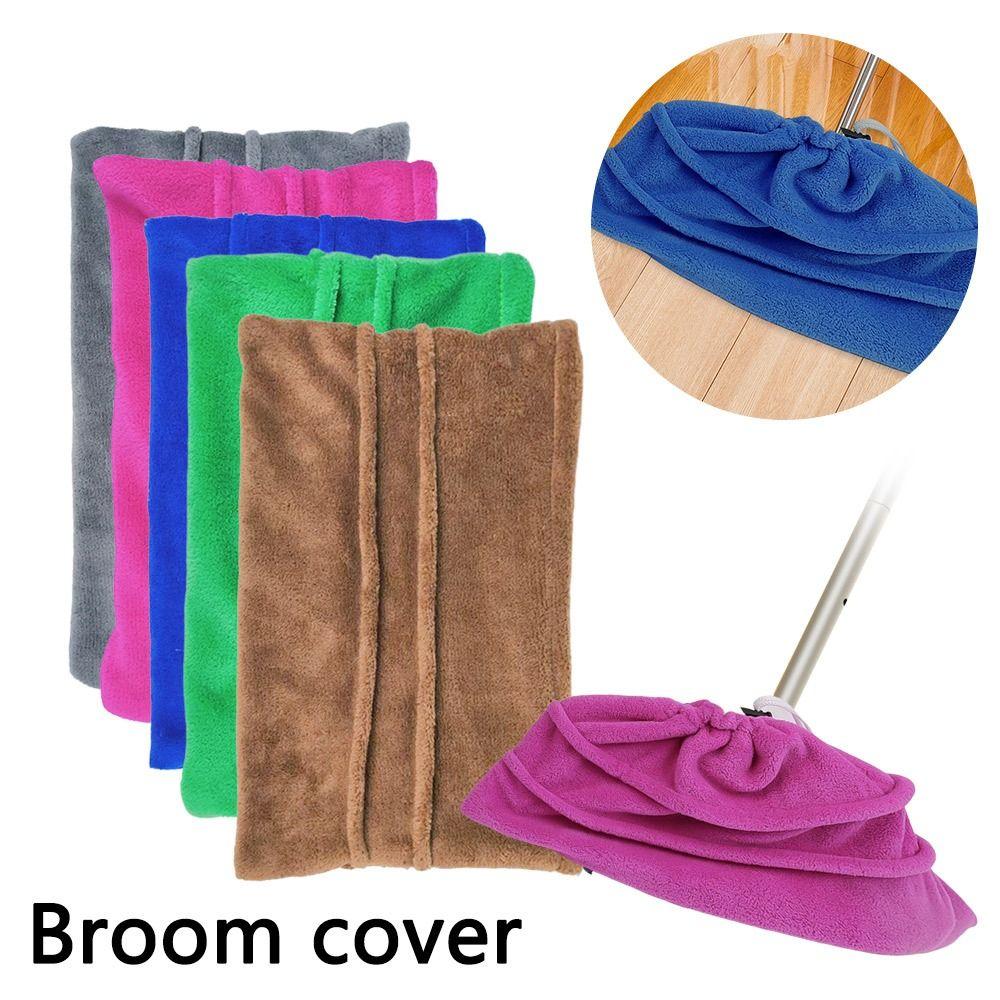 Reusable Floor Mop Covers Drawstring Floor Cleaning Towel Broom Cover  Cleaning Accessories