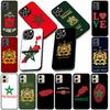 Soft Cover for Apple iPhone 13 12 Mini XS 11 Pro Max 7 8 Plus + XR SE 2022 2020 SE3 Coque Phone Case Morocco Flag
