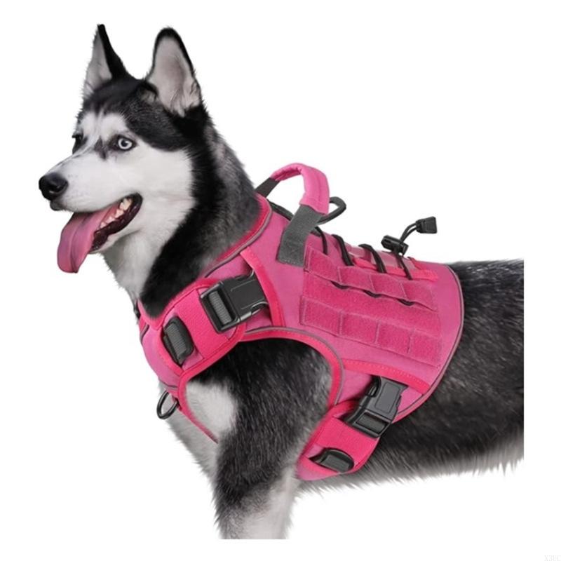 

Dog Harness Ergonomic Chest Strap For Small Large Dog AntiPulling Safety Vest X3UC S розовый
