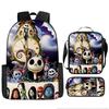 The Nightmare Before Christmas School Bags Men'S And Women'S Backpacks