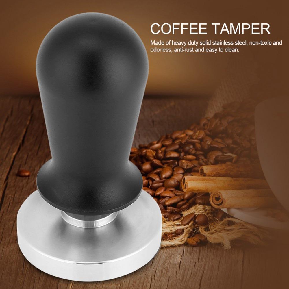 Flat Base Coffee Tamper Stainless Steel Hand Tamper Beans Press Tool  Coffee Making