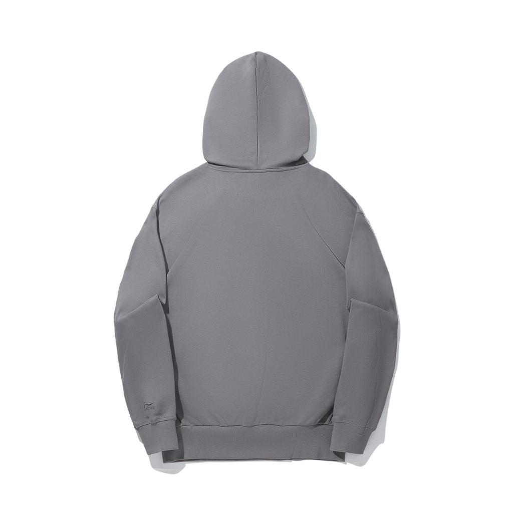 Li Ning Hooded Pullover Loose Printed Casual Sweatshirt Unisex Sweatshirt AWDVB17-3