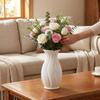 Plastic Twisted 3D Vertical Vase Drop-Proof Hydroponic Flower Pot  Wedding Centerpiece