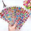 6/12/24pcs Cartoon Bubble Stickers (Letter Design) Self-adhesive & Easy to Stick for Laptop/Luggage Decoration Student Rewards