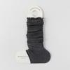 Sock Cover Women's Vertical Striped Mesh Breathable Leg Cover Versatile Pile Socks Solid Lace Calf Socks