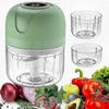 USB Rechargeable Mini Electric Food Chopper for Garlic, Onion, Pepper - Small Portable Food Processor for Kitchen, Dorm, Travel