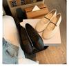 Cowhide Version~ Soft Sole with Genuine Leather Mary Jane Single Shoes Women's Ballet Style Flats Loafers Small Leather Shoes Ladyshoes