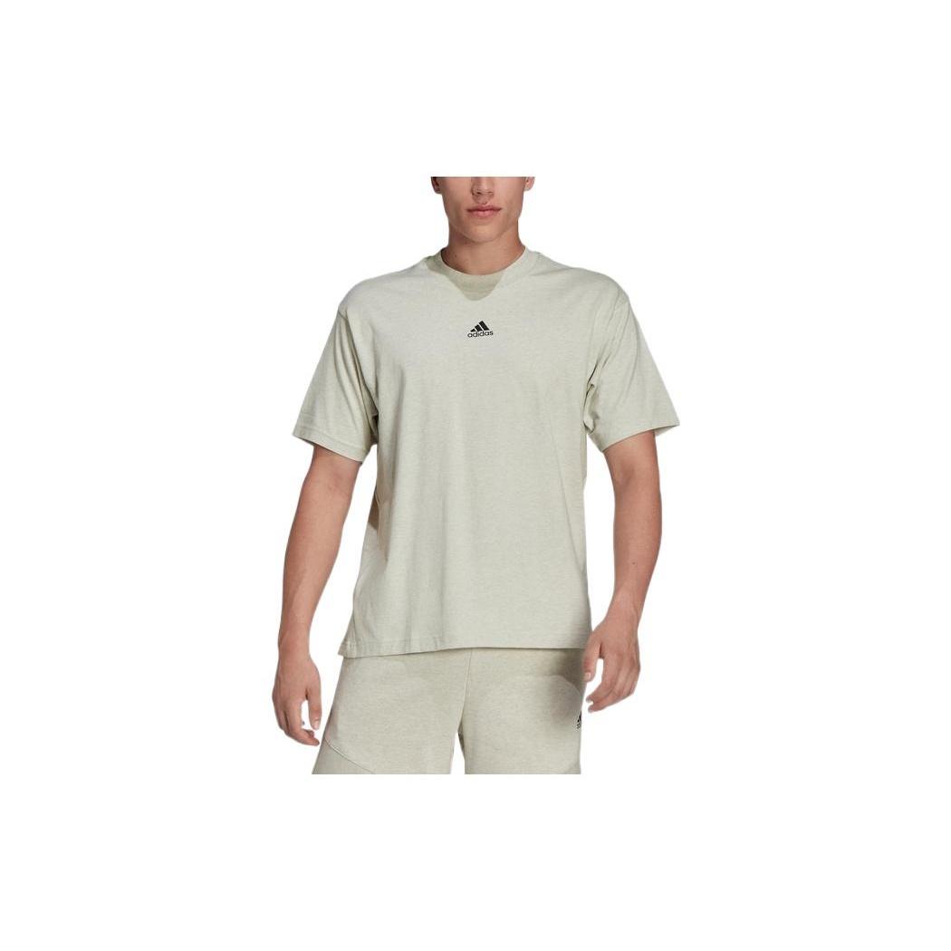 adidas Solid Color Minimalistic Logo Printing Round Neck Casual Short Sleeve Unisex Green Men s HF4499 XL