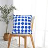 Abstract Blue Ink Dots Pillowcase Cushion Cover Decorations Geometric Ink Blue Throw Pillow Case Cover Home Zipper 18'