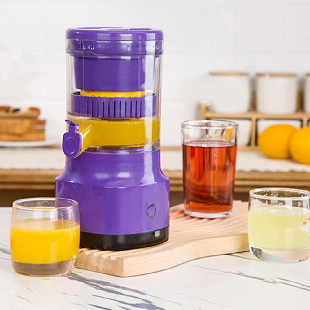 Electric Citrus Juicer Citrus Juicer Machine USB Rechargeable Automatic Citrus Juicer Squeezer 400ml for Orange Lemon Grapefruit
