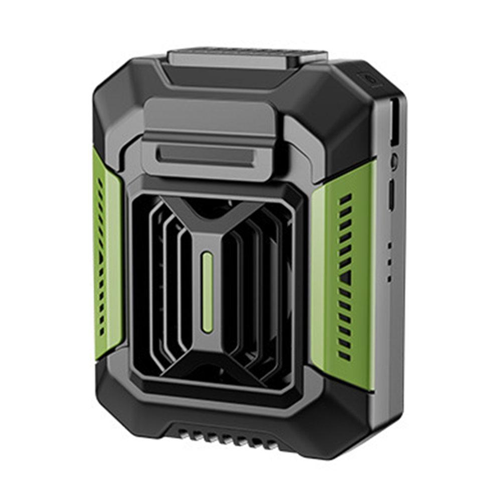 

Portable Waist Fan with Power Bank&LED Light Body Fan Wearable Personal Fan Belt Fan for Outdoor Works Hiking Camping