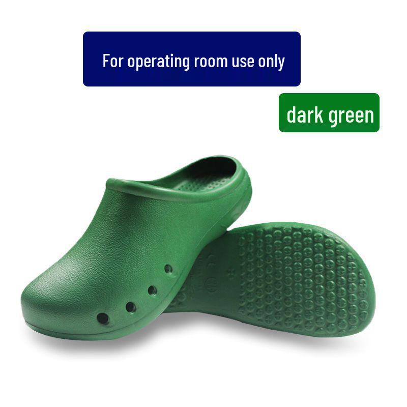 Non-Slip Closed Toe Surgical Slippers: Lab & Operating Room Protective Footwear for Nurses