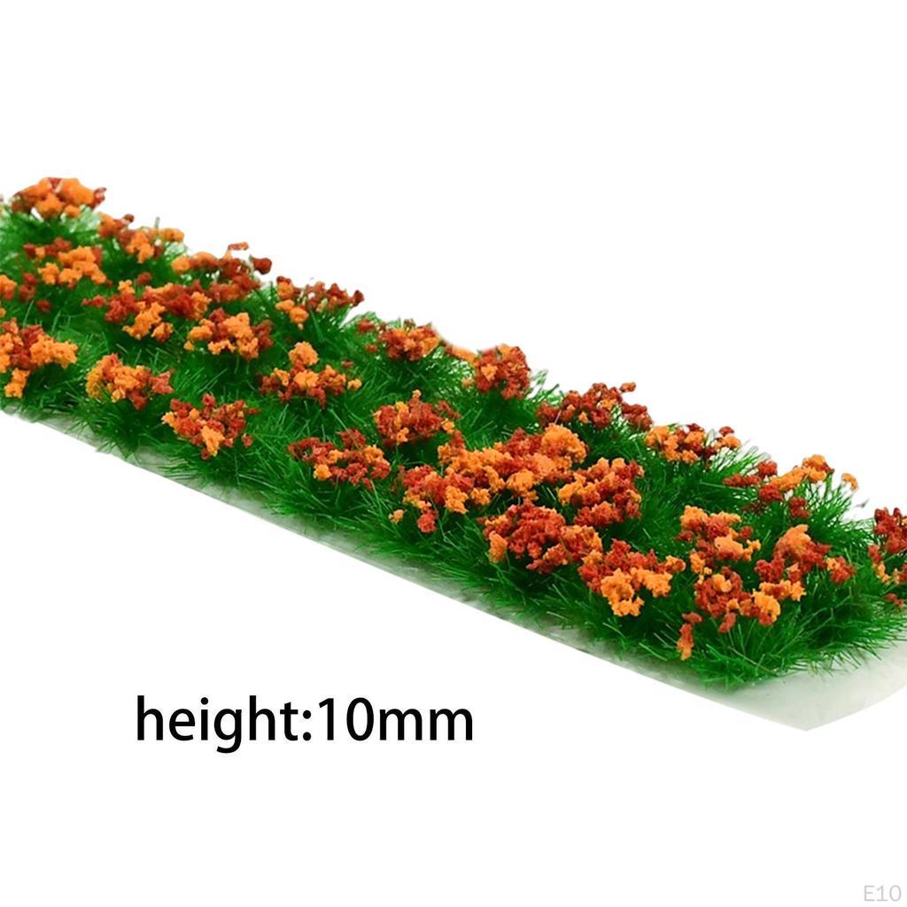 Bushy Tufts Static Scenery Model Artificial Grass Gaming Dioramas Flower Cluster for