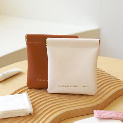 1Pc Unisex Pu Leather Portable Coin Purse Earphone Bag Headphone Organizer Mini Sundry Cosmetic Lipstick Change Storage Bag