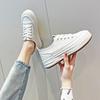 Little White Shoes Women's Leather Spring New Flat Casual Shoes Versatile Board Shoes Women's Sports Shoes
