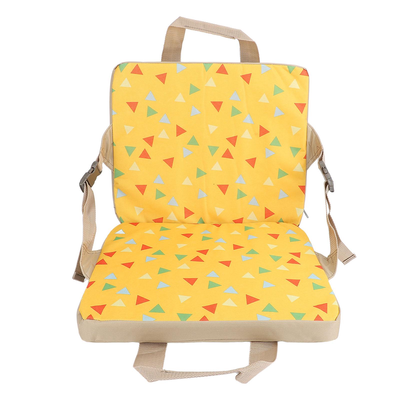 

Детское уличное складное кресло-подушка, портативная подушка для стадиона, толстое цветочное складное кресло для стадиона жёлтый