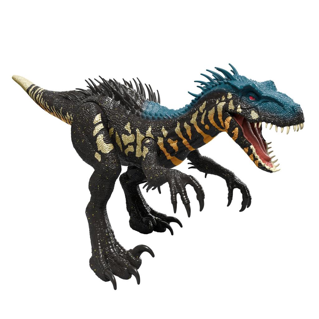 Mattel Jurassic World Figure Realistica Indoraptor per Bambini Dinosauro 36cm per Età 4 e JLD32 & Giocattolo, Circa. Lunghezza, Su, Nero,