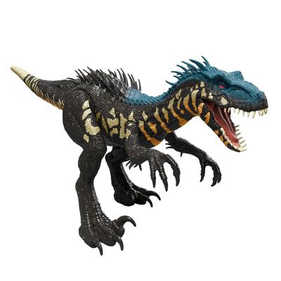Mattel Jurassic World Sonido Real Indoraptor Figura para Niños Dinosaurio 36cm en Edades 4 y JLD32 y Juguete, Aprox. Largo, Arriba, Negro,