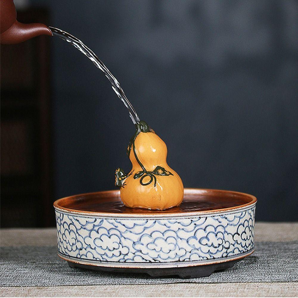 Handmade Frog Tea Pet Purple Sand Tea Play Figurine Teaware Tea Statue  Micro Landscapes