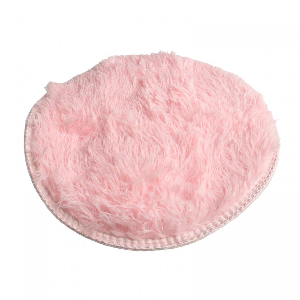 Tie-Dye Circle Round Shaggy Rug Living Room Pad Carpet Floor Mat Non-Skid