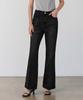 Aau Semi Bootcut Denim Pants_Washed Black