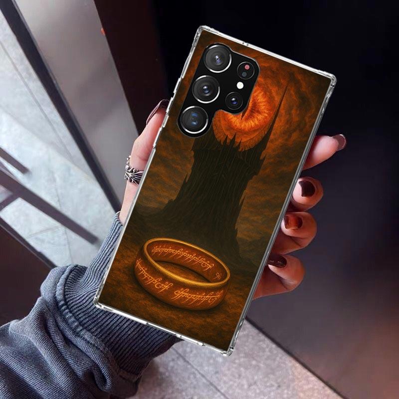 The L-Lord of The R-Rings Phone Case For Samsung Galaxy S23 S24 S25 Edge S26 Ultra S22 + S21 Plus S20 FE Cover Silicone Print Sh